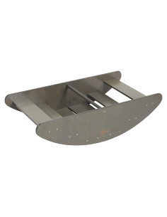ECR4Kids Barco Mecedor y Escaleras Lavado Gris 116.8x60 cm
