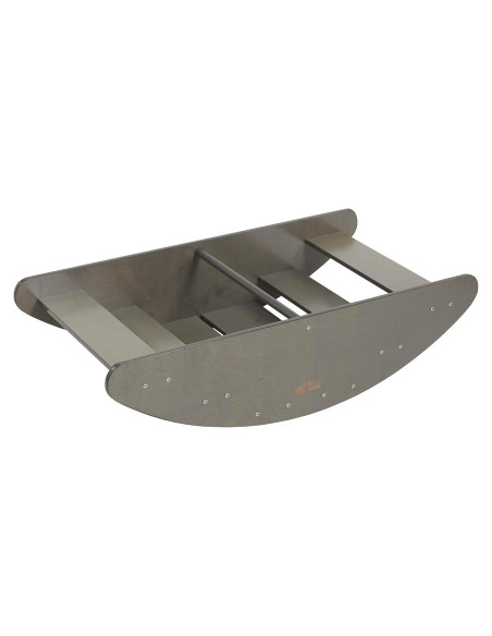ECR4Kids Barco Mecedor y Escaleras Lavado Gris 116.8x60 cm