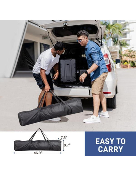 Carpa de Fiesta Plegable 3x3m Genérico Azul Impermeable