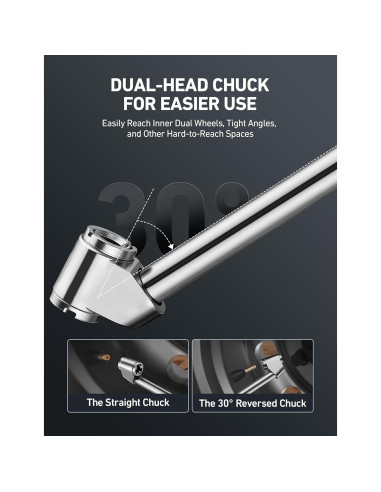 Medidor de Presión de Neumáticos AstroAI T3 con Inflador 10-120 PSI