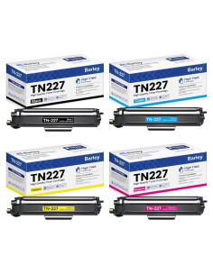 Cartucho de Tóner Alto Rendimiento Barley TN227 Paquete 4
