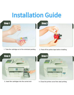 Cartuchos de tinta F FINDERS&CO LC3013 para Brother MFC-J491DW 2
