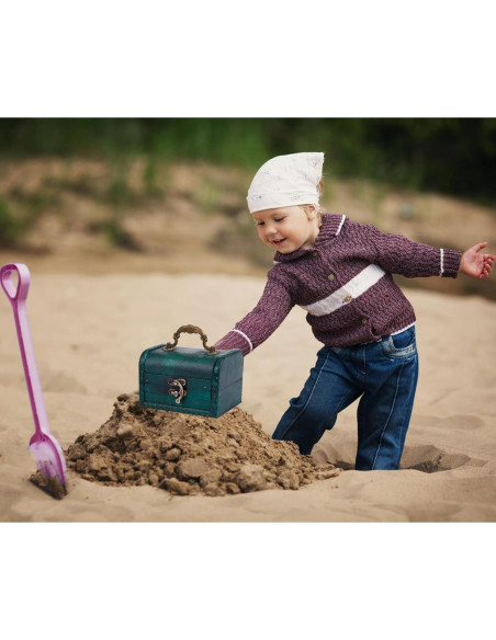 Caja de Tesoro Pequeña WaaHome Verde 11.7x7.6x7.6 cm