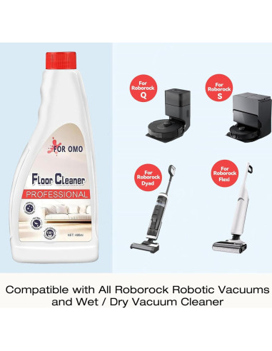 Solución de limpieza de pisos Vacbeuta 500ml (Pack de 2) Roborock