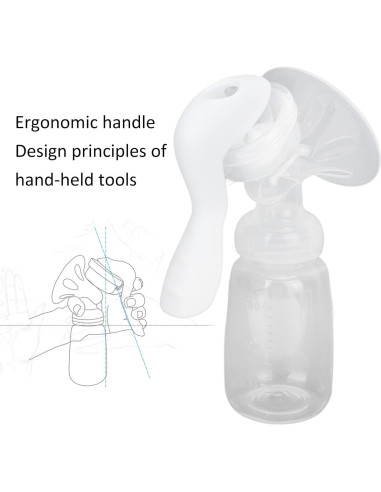 Bomba Manual de Lactancia Yosoo Portátil 19x13cm BPA Free