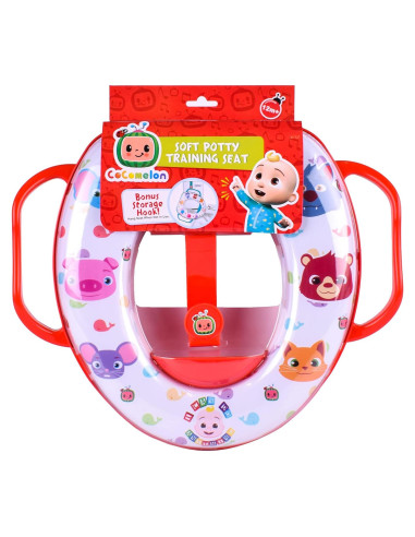 Asiento de Entrenamiento para Baño CoComelon Rojo Acolchado