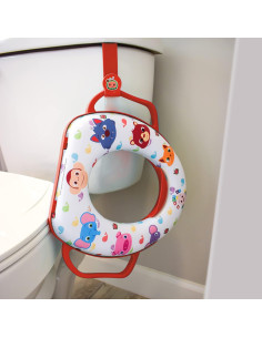 Asiento de Entrenamiento para Baño CoComelon Rojo Acolchado 2