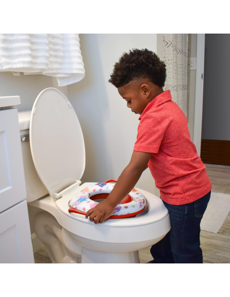 Asiento de Entrenamiento para Baño CoComelon Rojo Acolchado