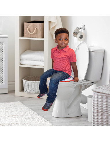 Asiento de Entrenamiento para Baño CoComelon Rojo Acolchado