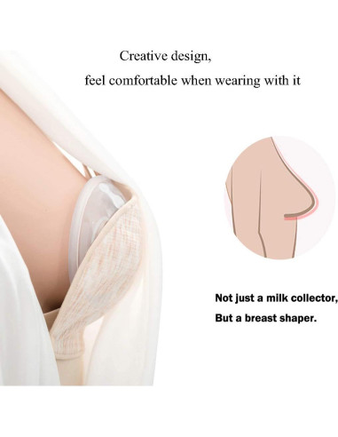 Conchas para Pezones CMBEAR Silicona Antiflujo 2 Unidades