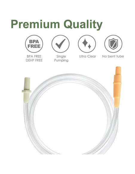 Tubería de Reemplazo Maymom para Extractor Medela Swing, 1 Unidad, Libre de BPA