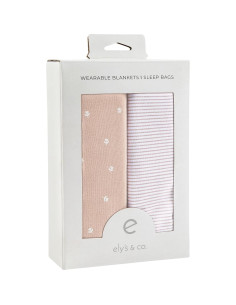 Saco de Sueño Ely's & Co. 100% Algodón 2 Piezas Rosa 12-18 Meses 2