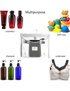 Bolsillos de Malla Colgantes ALYER 1000ml Gris Organizador 2