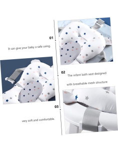 Hamaca de Baño Flotante para Recién Nacidos - Malla Transpirable 2