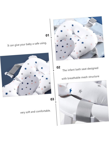 Hamaca de Baño Flotante para Recién Nacidos - Malla Transpirable