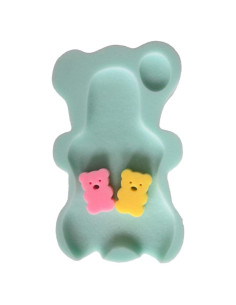 Alfombrilla de Esponja para Baño Kisangel Bebés Verde 50x2.5cm