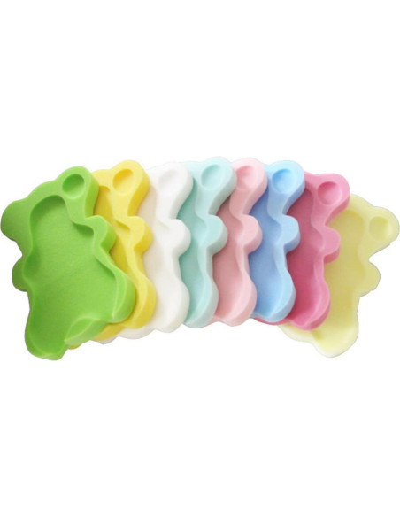 Alfombrilla de Esponja para Baño Kisangel Bebés Verde 50x2.5cm