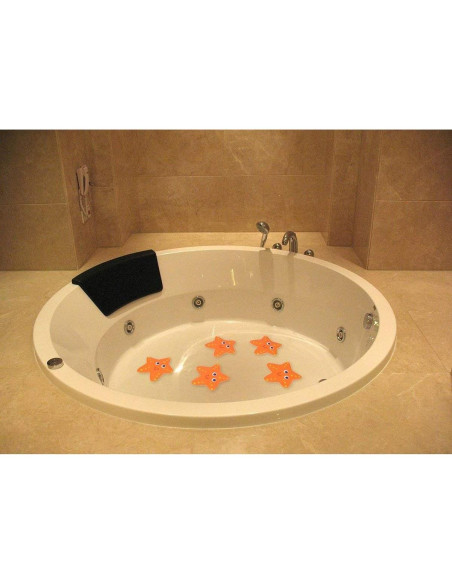 5 Calcomanías Antideslizantes para Baño Starfish 14 cm