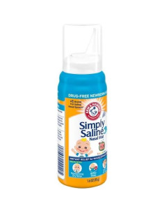 Spray Nasal Simply Saline para Bebés 47.3 ml Sin Conservantes 2