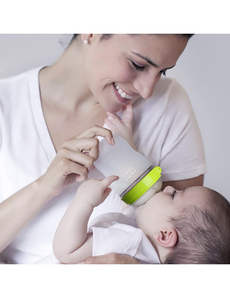 Biberón Comotomo Doble Pack 250ml Verde Anti-Cólicos Biberón Comotomo Doble Pack 250ml Verde Anti-Cólicos