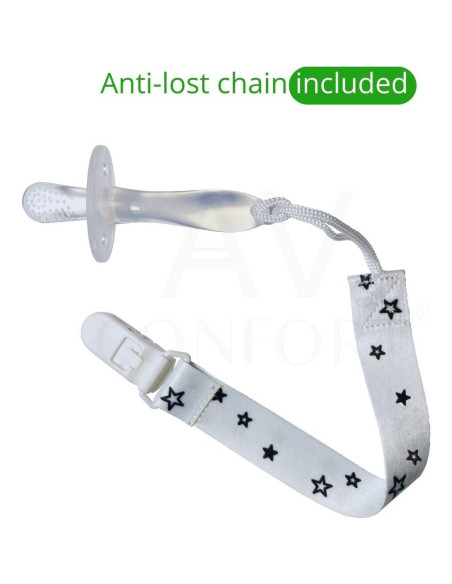 Mordedor de Silicona para Bebés X1 - Libre de BPA y Ftalatos Mordedor de Silicona para Bebés X1 - Libre de BPA y Ftalatos