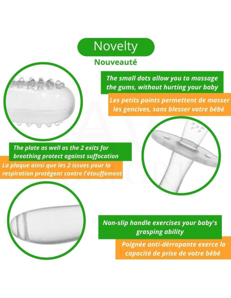 Mordedor de Silicona para Bebés X1 - Libre de BPA y Ftalatos Mordedor de Silicona para Bebés X1 - Libre de BPA y Ftalatos