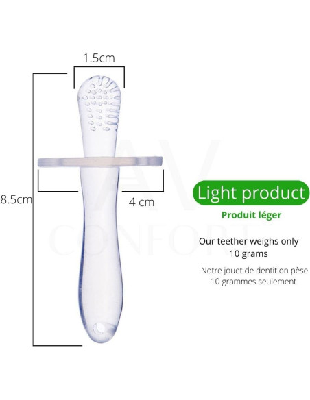 Mordedor de Silicona para Bebés X1 - Libre de BPA y Ftalatos Mordedor de Silicona para Bebés X1 - Libre de BPA y Ftalatos