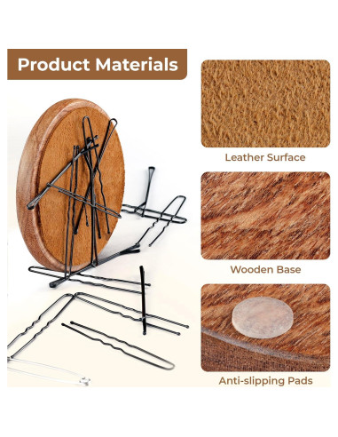 Soporte Magnético de Madera VTUNA para Horquillas y Clips