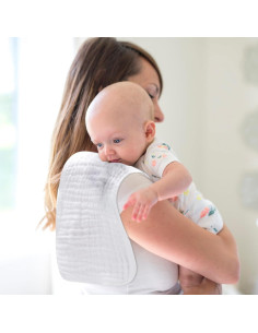 Pañales de Muselina Accmor 100% Algodón 50x25cm 6 Pzas 2