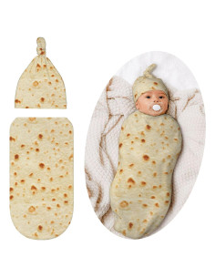 Manta de Envuelo para Bebé Jarverce Burrito Suave 29x53cm