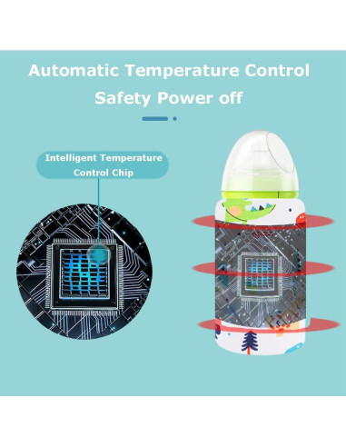 Calentador de Botellas USB Hilitand Dinosaurio para Bebés