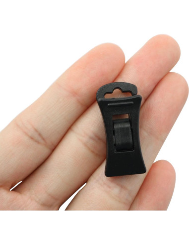 20 Clips para Calcetines Antideslizantes XGNG - Organizador Negro