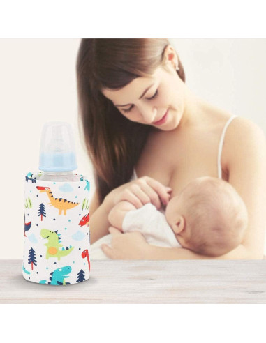 Calentador de Botellas USB Hilitand Dinosaurio para Bebés