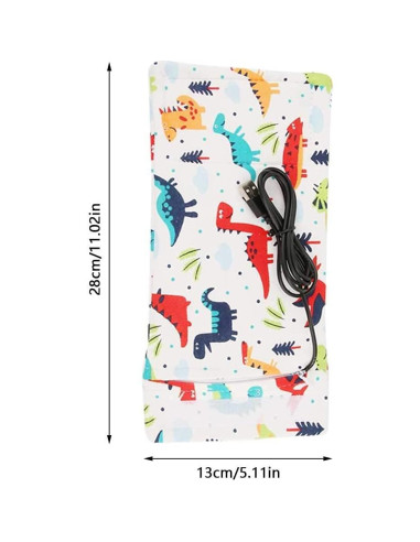 Calentador de Botellas USB Hilitand Dinosaurio para Bebés