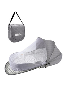 Cuna de Viaje Plegable Hishe para Bebés con Mosquitera