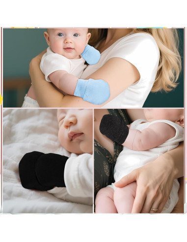 Mitones para Bebés Sin Rasguños 0-6 Meses - 6 Pares