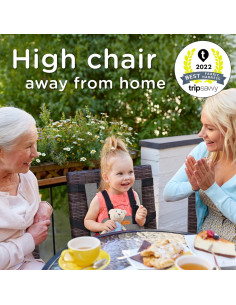 Silla Alta Portátil Liuliuby para Bebés - Compacta y Ajustable 2