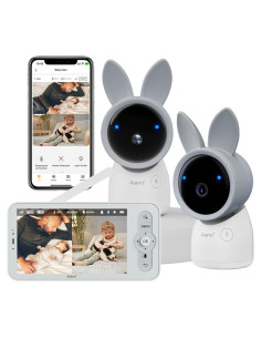 Monitor de Bebé Arenti AInanny 2 Cámaras 2K Pantalla 5"