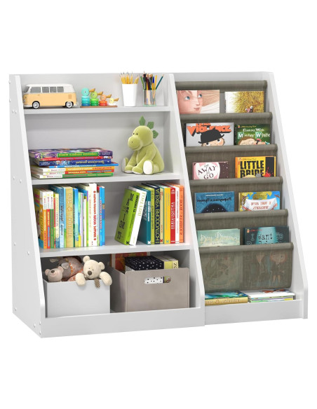 Estantería Montessori CMFYDAILY 4 Niveles Madera Blanca 80cm Estantería Montessori CMFYDAILY 4 Niveles Madera Blanca 80cm