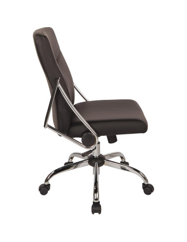 Silla de Oficina Ajustable OSP Home Furnishings FL Negra