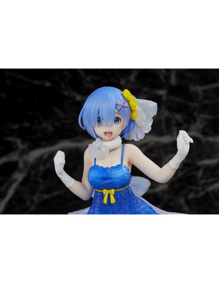 Figura Re:Zero Taito Rem Vestido Claro 20.3 cm