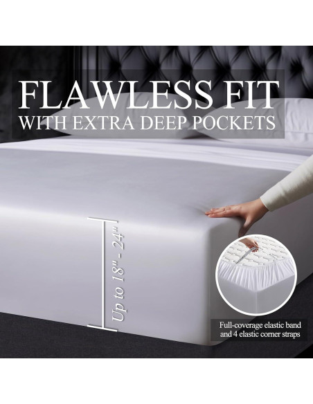 Juego de Sábanas King OnlySet 100% Viscosa Bambú 4 Piezas Juego de Sábanas King OnlySet 100% Viscosa Bambú 4 Piezas