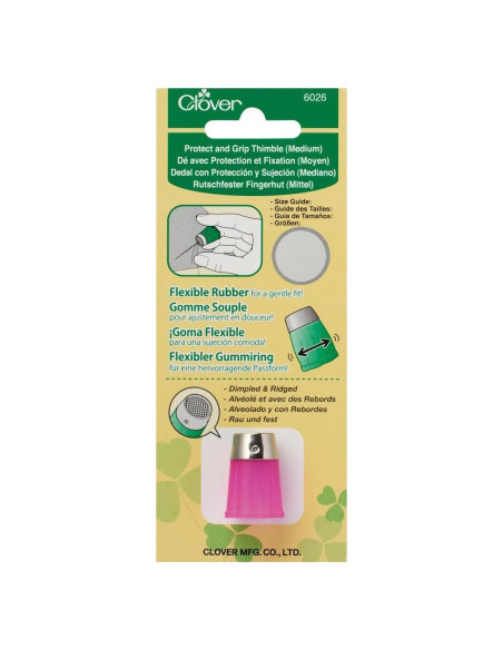 Dedal Protector y Agarre Mediano CLOVER 6026