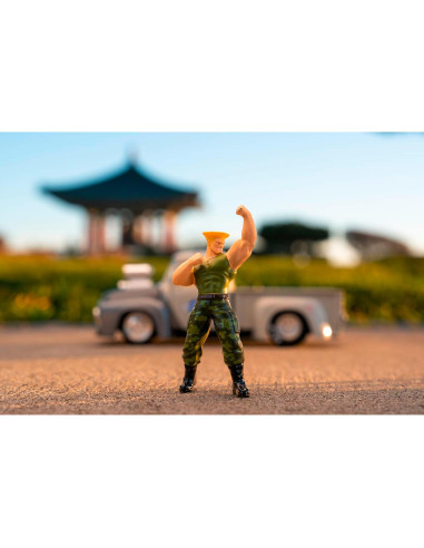 Jada Toys Ford Pickup F100 1956 con figura Guile 1:24