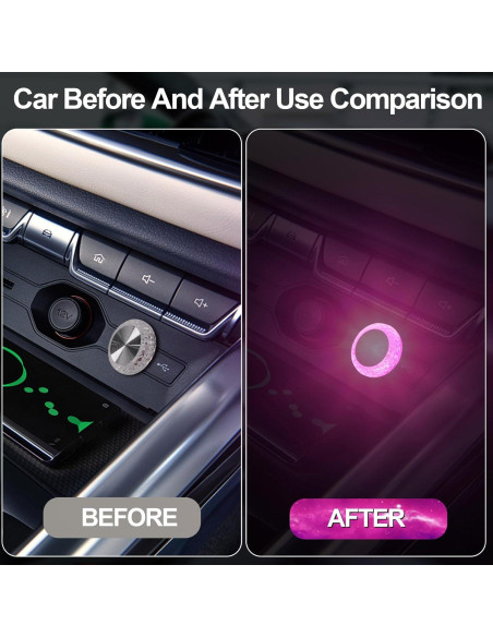 Lámpara de Ambiente LED USB Anilnel Noche LED 12 Multicolor