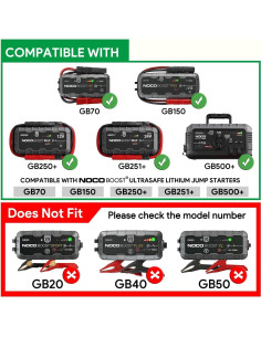 Cargador de coche TAIFU 56W 14V para NOCO GB70 GB150 GB250 2