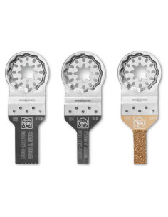 Juego de Hojas de Sierra Fein Starlock Mini Cut - 3 Piezas