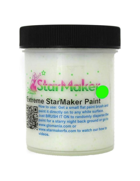 Pintura UV Reactiva Glomania Verde 119g Brilla en la Oscuridad Pintura UV Reactiva Glomania Verde 119g Brilla en la Oscuridad