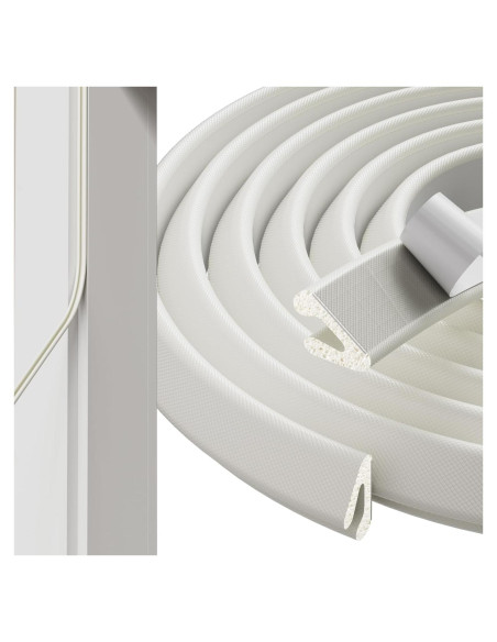 Cinta Aislante de Espuma en V cuysfead 10 m Blanco