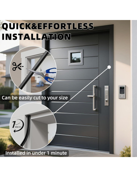 Cinta Aislante de Espuma en V cuysfead 10 m Blanco